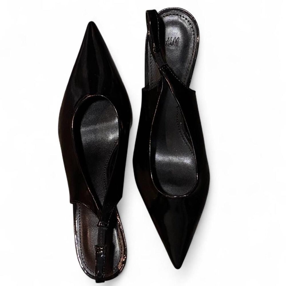 H&M Women's Black Kitten Heels